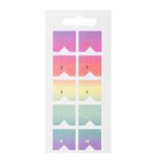 10 feuilles d'autocollants registre pastel