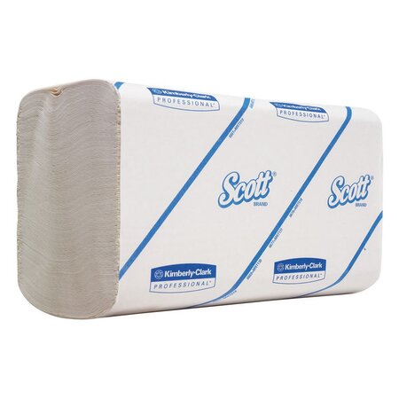 Essuie-mains en papier Performance Premium, simple épaisseur, 300 feuilles enchevêtrées, 215 mm, blanc (boîte 15 pochettes)