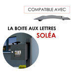 Toit décoratif soléa terre d'ombre satiné ral 7022s