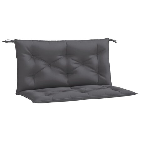 vidaXL Coussins de banc de jardin 2 Pièces anthracite tissu Oxford