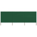 vidaXL Paravent 3 panneaux Tissu 400 x 120 cm Vert