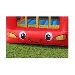 Château gonflable jumpy car avec aire de jeux et trampoline  surface 210x205x200 cm - souffleur et sac de rangement inclus