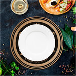 Set de table rond en toile de jute - cuisine chef