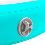 vidaXL Tapis gonflable de gymnastique avec pompe 100x100x10cm PVC Vert