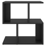 vidaXL Tables de chevet 2 Pièces Noir 50x30x51 5 cm Aggloméré