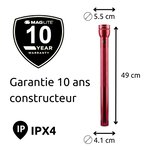 Lampe torche Maglite Xenon Flashlight S6D 6 piles Type D 49 cm - Rouge