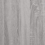 vidaXL Table de chevet Sonoma gris 50x36x60 cm Bois d'ingénierie