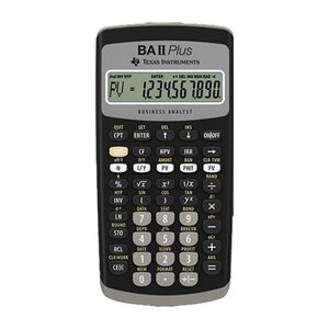 Texas instruments ba ii plus