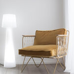 Lampadaire ext filaire lady w150 blanc polyéthylène h150cm