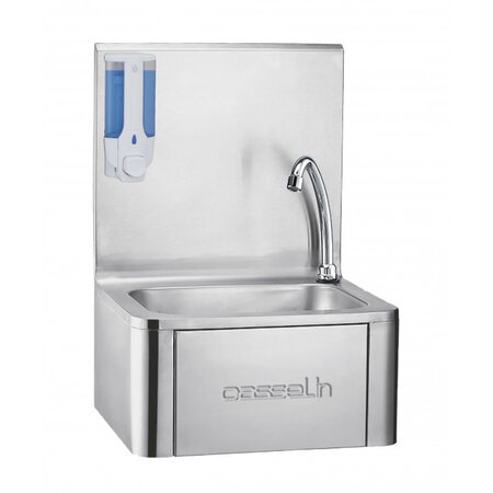 Lave mains inox à commande fémorale - casselin -  - acier inoxydable 400x330x570mm