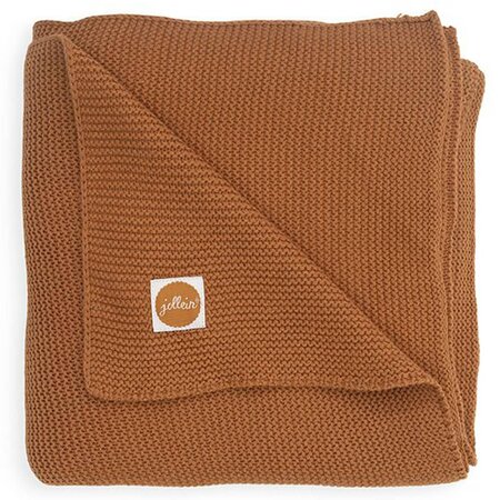 Jollein couverture basic knit 75x100 cm caramel
