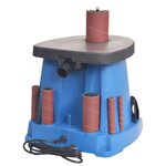 vidaXL Ponceuse à axe oscillant 450 W Bleu
