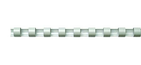 Baguettes de reliure plastiques  format a4  8mm  blanc pack de 100 fellowes