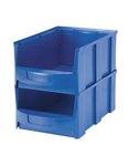 (lot   16 bacs a bec) bac à bec plastique grande ouverture 163 x 100 x 82mm