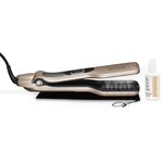 SAINT ALGUE 3992 - Coffret Demeliss Titanium : Lisseur Vapeur + soin de brillance Elixir Ritual 50ml - 150°C a 230°C - Arret auto