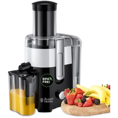 RUSSELL HOBBS 24741-56 Centrifugeuse 2L Horizon, 2 Vitesses, Cheminée XL, Idéal Jus de Fruits et Légumes