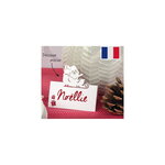 Loisirs créatifs diy - carterie - 8 marques-places a décorer - noël