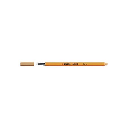 Stylo-feutre point 88 pointe fine 0 4 mm ocre clair stabilo