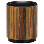 vidaXL Table basse 38 x 45 cm Bois de récupération massif