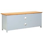 vidaXL Meuble TV 120x35x48 cm Bois de chêne massif