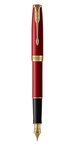 PARKER Sonnet Stylo plume  laque rouge  Plume fine  encre noire  Coffret cadeau