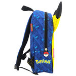 Sac à bretelles scolaire pokemon pikachu 30 cm