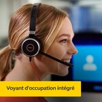 Jabra evolve 40 uc stereo headset - casque audio unified communications pour voip softphone avec annulation passive du bruit - c
