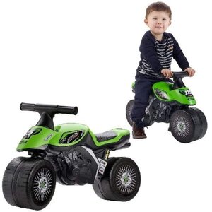 FALK Moto à chevaucher Kawasaki KX Bud Vert et noir