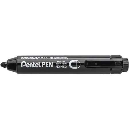 Marqueur permanent NXN50 rétractable, noir PENTEL