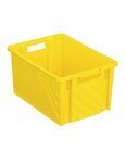(BAC GERB EMBOITABLE ROUGE 18L) Bac gerbable et emboîtable couleur ROUGE 360 X 255 X 205mm