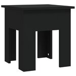 vidaXL Table basse Noir 40x40x42 cm Aggloméré