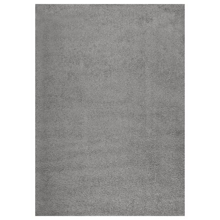 vidaXL Tapis shaggy à poils longs Gris 120x170 cm