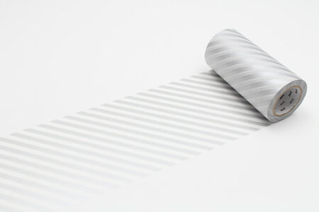 Masking Tape MT Casa Rayé 10 cm argent - stripe silver