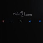 vidaXL Hotte suspendue à LCD tactile Verre trempé