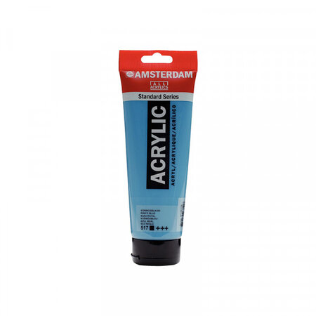 Tube peinture acrylique bleu royal 250 ml - amsterdam royal talens