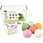 Lot de 6 pots de 350 g de pâte à modeler PEBEO couleurs vives