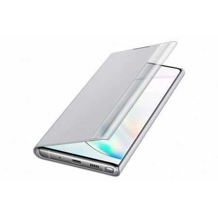 Clear view cover silver note10