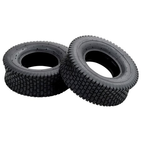 vidaXL Pneus de brouette 2 Pièces 13x5.00-6 4PR Caoutchouc