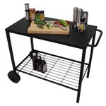 BRASERO Chariot pour plancha - Acier - 85 cm