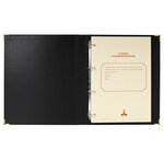 Reliure Luxe Avec Recharge 297x210 Conseil D'administration 100 Feuillets Foliotés 90g + 2 Gardes - Le Dauphin