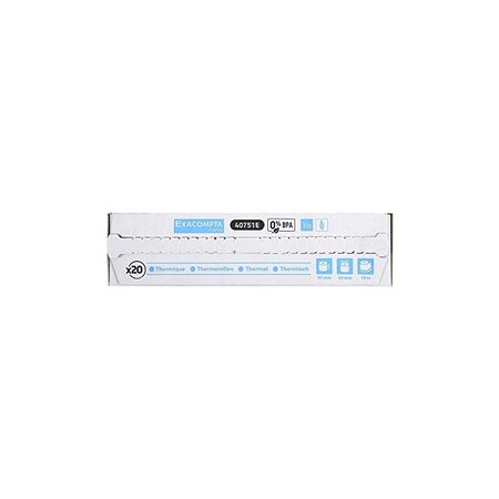 EXACOMPTA 20 Bobine thermique pour caisse, 57 mm x 9 m x3 0mm