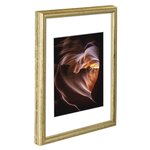 Cadre photo en bois 'phoenix'  doré  13 x 18 cm hama