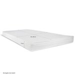 Lit Enfant avec Matelas Cadre de Lit Cabane Enfant 90x200 cm Blanc Avec Tiroirs