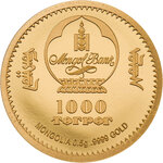 Pièce de monnaie en Or 1000 Togrog g 0.5 Millésime 2022 Revolutionaries MOTHER TERESA
