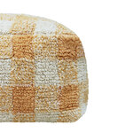 Pouf Vichy miel 20 x 40 x 40 cm