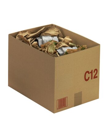 (lot  20 caisses) caisse carton palettisable c avec couvercle 600 x 400 x 200 mm