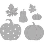 Gabarit de découpage courges  1 4 - 3 7 cm x 1 8 - 3 7 cm  6 pces