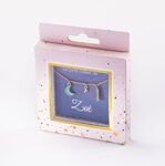 Collier prénom zoe avec pendentif lune