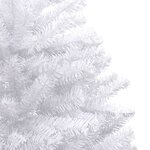vidaXL Sapin de Noël artificiel à charnières avec neige floquée 300 cm