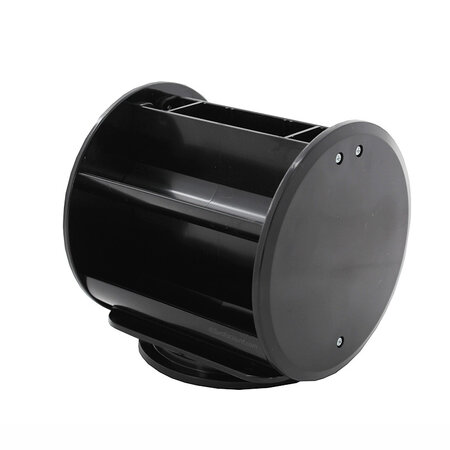 Pot crayons multi-fonctions rotatif noir - sign office